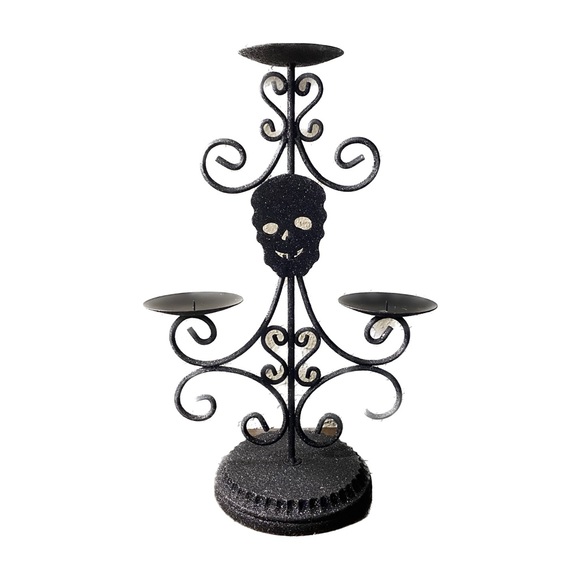 Halloween Skull Candelabra 16’ Inch Tall - Picture 1 of 9